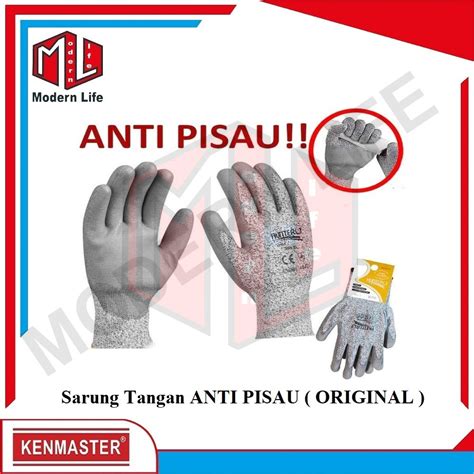 Jual Sarung Tangan Kerja Anti Iris Anti Sayat Pisau Cut Resistant