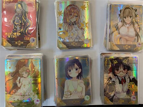 Holo Anime Trading Cards Goddess Story TCG Etsy Australia