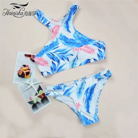 Hainisha New Sexy Bikini Swimsuit Women Bating Suit Low Waist Push