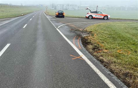 Oberbüren Auffahrunfall eine Person leicht verletzt sg ch