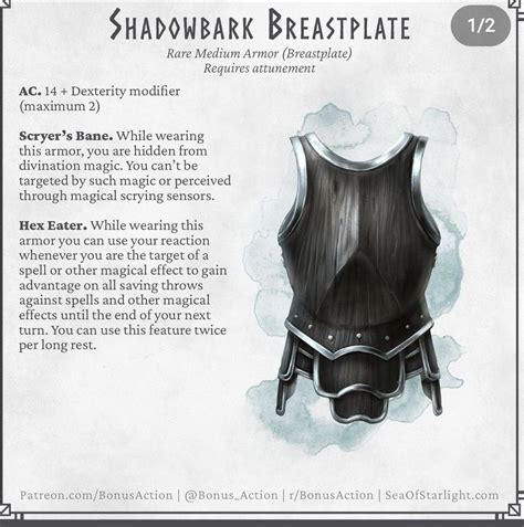 Pin By Lennox Seaton On Dnd Campaign Magic Armor Dnd 5e Homebrew