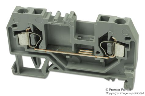 280-901 - Wago - DIN Rail Mount Terminal Block, Single-Level Front ...