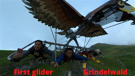 Grindelwald First Glider Adventure Switzerland 4k YouTube