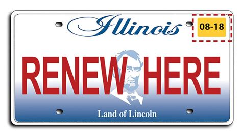 Illinois motorists encouraged to renew license plate stickers online ...