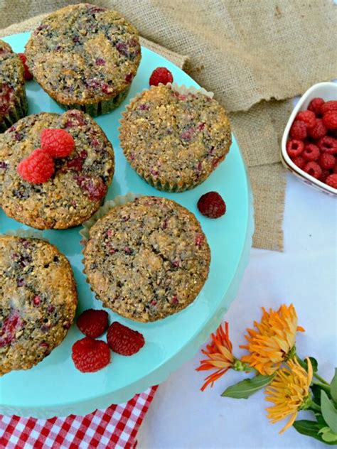 Raspberry Bran Muffins | Shifting Roots