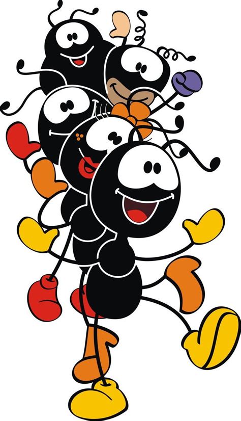 Formigas Smilinguido - Topper de Bolo/ Topo de Bolo Smilinguido Decoração de Festa | Elo7 ...