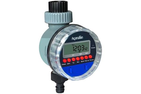 Электронный таймер для полива Aqualin at02 c жк-дисплеем 082-2051 ...