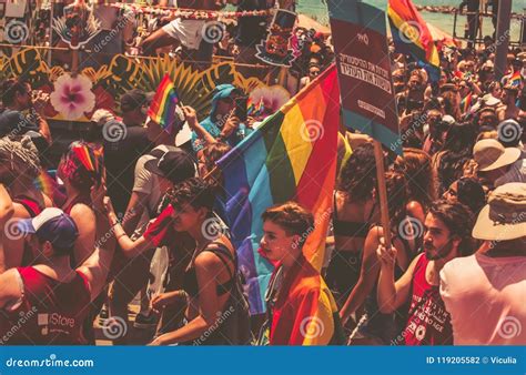 TEL AVIV ISRAEL JUNE 8 2018 Gay Pride Parade In Tel Aviv Israel Editorial Photography