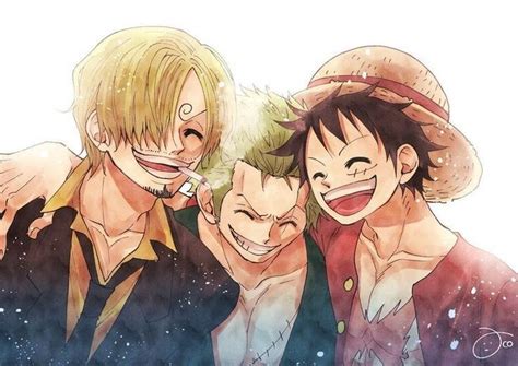 One Piece Fanart Doujinshi Luffy Zoro Sanji P 1 Luffy