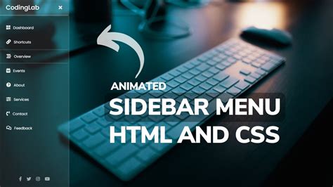 How To Create Sidebar In Html And Css