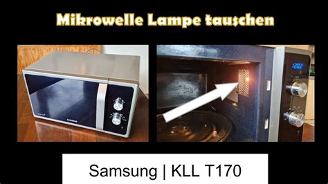 Lampe Mikrowelle Tauschen Birne Wechseln Mikrowelle Lampentausche