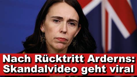 Nach R Cktritt Arderns Skandalvideo Geht Viral Kurze Wortmeldung