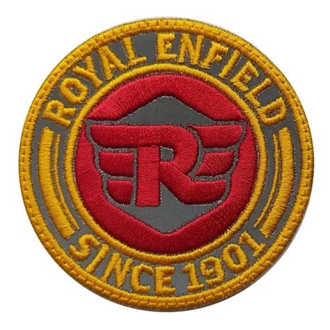 Parche Bordado Royal Enfield Since Royal Reflectivo Cuotas Sin