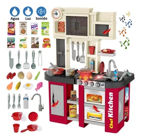 Cocina Cocinita Juguete Utensilios Chef Infantil Imaginacion Env O Gratis