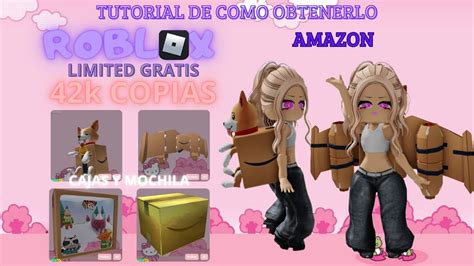 Limited Roblox Obten Tus Ugc Cajas Mochila Y Alas De Amazon Con