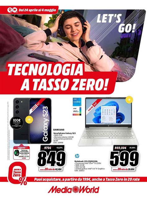 Volantino Mediaworld Dal 24 Aprile Al 4 Maggio 2023