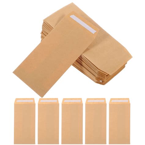 100 Pcs Seed Envelope Coins Brown Envelopes Farmer Savings Envelopes