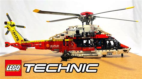 Lego Technic Airbus H Helicopter Builds Itself Set Stop Motion