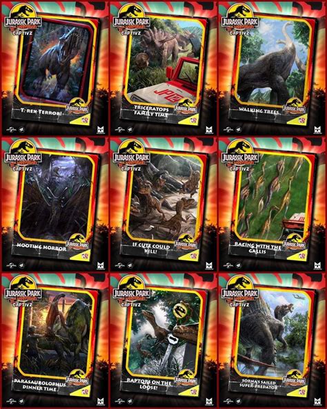 Jurassic Park 30th Anniversary Collector Cards Wave 1 Rjurassicpark