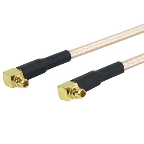 Ra Mmcx Plug To Ra Mmcx Plug Cable M17113 Rg316 Coax In 24 Inch With Lf Solder