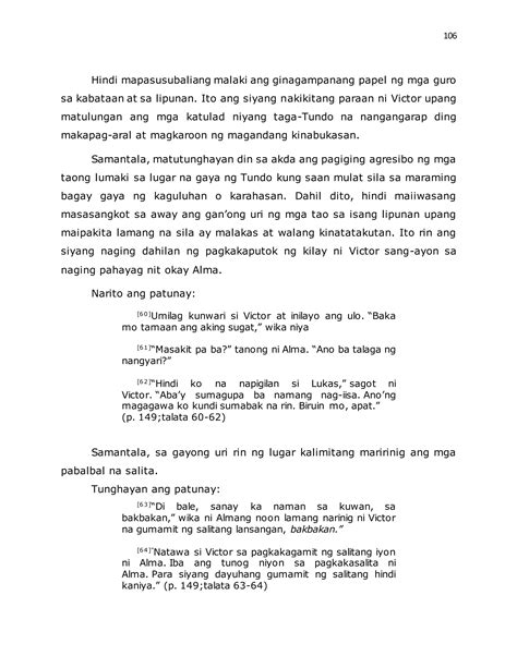 Pagsusuri Sa Nobela Ang Tundo Man May Langit Din Kabanata Ni