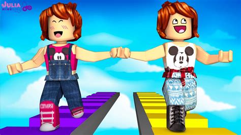 Roblox Parkour Em Dupla Two Player Obby Youtube