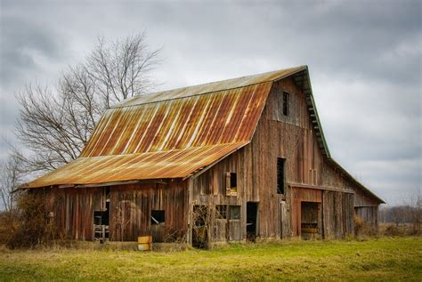 Weathered Old Barns CountryRoadsPhoto