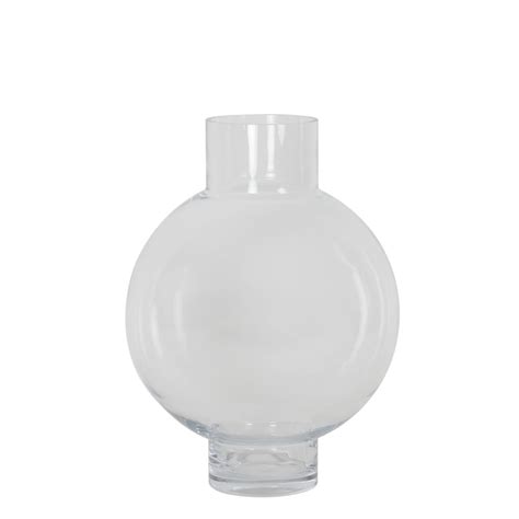 Vase Ø34 5x46 Cm Keisha Glass Clear 5833063 Light And Living Home Decoration Light And Living