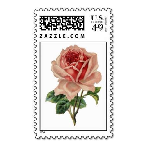 Pink Rose Postage Stamps In Each Seller And Make Purchase Online For