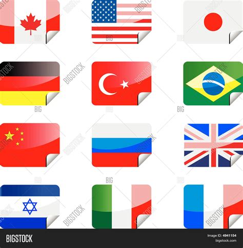 Glossy Stickers Vector & Photo (Free Trial) | Bigstock