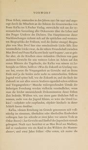 Franz Kafka Eine Biographie Seiner Jugend Klaus Wagenbach