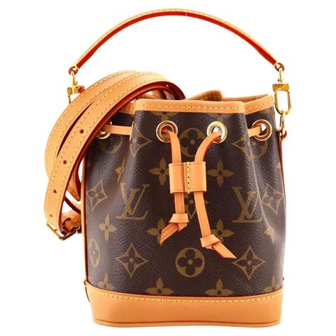 Louis Vuitton Noe Nm Handbag Monogram Canvas Nano For Sale At 1stdibs