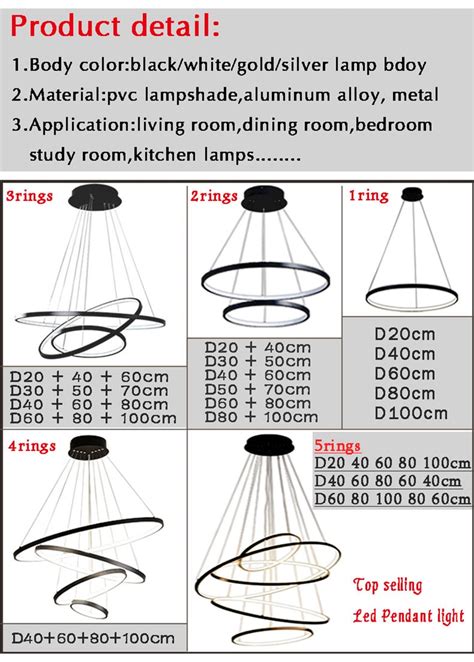 Lustre Redondo Argolas Led Compra Off Frete Gr Tis