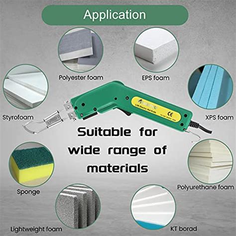 Huanyu Electric Hot Knife Rope Cutter Fabric Cutting Tool Kit Blades Pro Fabric Cutter C