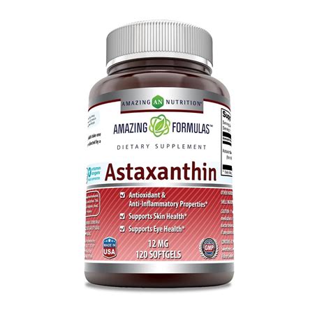 Amazing Formulas Astaxanthin Mg Astaksantyna Kaps W