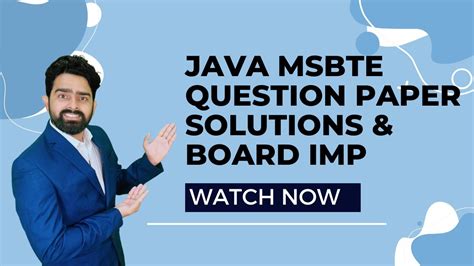 Score 60 Java Practical Msbte Important Questions Live 3 Msbte Imp For Board 2023 Kt