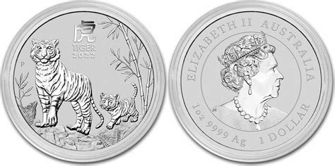 Australien Dollar Perth Mint Lunar Iii Jahr Des Tiger Oz