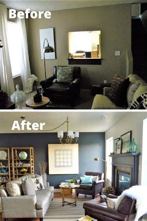 35 Awesome Before And After Living Room Makeovers For 2024 Decor Home