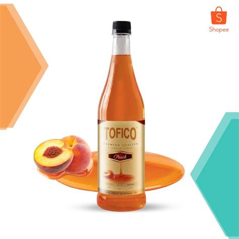 Jual Syrup Peach Tofico Sirup Syrop Sirop Peach Tofico Shopee