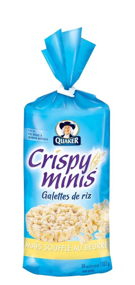 Amazon Quaker Crispy Minis Gluten Free Butter Popcorn Rice Cakes