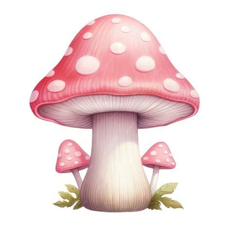 Premium AI Image | Watercolor mushroom Hand drawn illustration Isolated ...