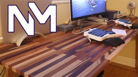 How I Made My Butcher Block Desk First Time Makes Youtube