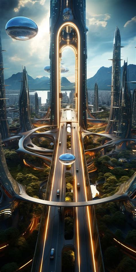 Pin By Antarik Fox On Sci Fi Future In Futuristic City Fantasy