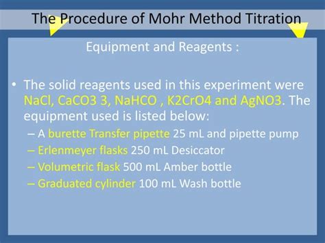 Argentometric Titration