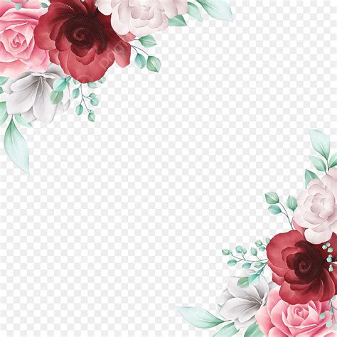 Borda Floral Para Convite De Casamento Png Fazer Uma Pausa Para O Ch E