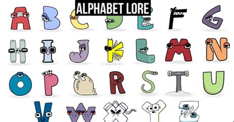 Alphabet Lore Characters