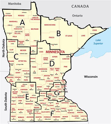 minnesota political districts map