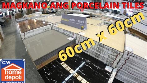 Magkano Ang Porcelain Tiles Cm X Cm Youtube