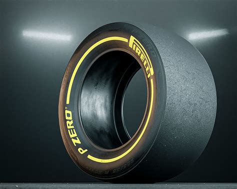 Pirelli Pzero Racing Slick Tire D Model Cgtrader