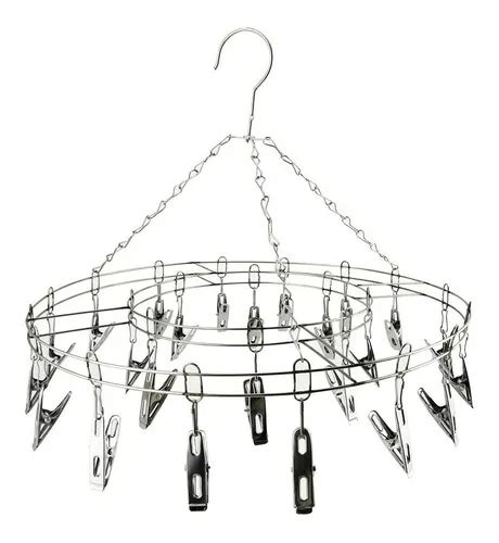 Varal Inox Pratico Calcinha Lingerie Meia Prendedores Parcelamento Sem Juros